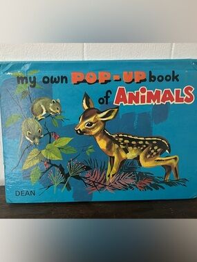VTG 1974 My Own Pop-Up Book of Animals Dean & Son - Rare Collectible